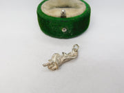 Sterling Silver Highland Dancer Charm Pendant Vintage c1970