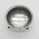 Irish George III Sterling Silver Beaded Bowl Antique 1795 Dublin George West