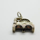 Sterling Silver Little Water MillCharm Pendant Vintage c1970