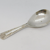 King George VI Silver Plated Coronation Tea Caddy Spoon Antique 1937