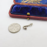 Sterling Silver Saxophone Charm Pendant Vintage c1970