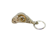 Sterling Silver Ram's Head Charm Pendant Vintage c1970