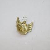 Sterling Silver Sapphire & Multi-Colour Enamel Swan Charm Pendant Vintage c1970