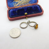 Sterling Silver Wedding Engagement Ring Charm Pendant Vintage c1970