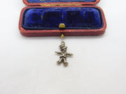 Sterling Silver Little Scarecrow Charm Pendant Vintage c1970