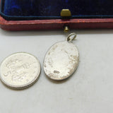 Sterling Silver Holy Basin Charm Pendant Vintage c1970