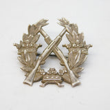 WW1-era Sterling Silver Royal Crossed Rifles Badge Brooch Antique c1915