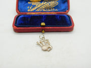 Sterling Silver Bagpipes Miniature Charm Pendant Vintage c1970