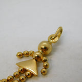 9ct Yellow Gold Articulated Doll Charm Pendant Vintage 1991 Birmingham