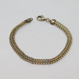Italian Sterling Silver Fancy Link Bracelet 19cm Length Vintage c1990's