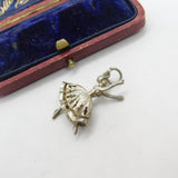 Sterling Silver Dancing Ballerina Charm Pendant Vintage c1970