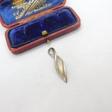 Sterling Silver Twist Charm Pendant Vintage c1970
