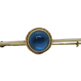 Sterling Silver Morpho Butterfly Wing Set Bar Brooch Pin Antique c1930s