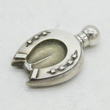 Sampson Mordan Victorian Sterling Silver Horseshoe Scent Bottle Antique
