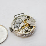 Victorian Sterling Silver Cased Longia Wristwatch Antique 1865 London