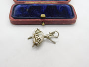 Sterling Silver Dancing Ballerina Charm Pendant Vintage c1970