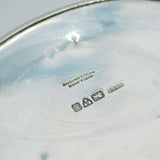 Edwardian Sterling Silver Natural Blistered Pearl Trinket Box Antique Chester