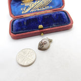Sterling Silver Police Helmet Charm Pendant Vintage c1970