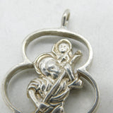 Sterling Silver Large St Christopher Pendant Vintage 1978 Birmingham