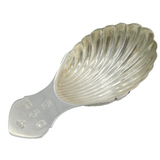 Sterling Silver Shell Bowl Tea Caddy Spoon Vintage 1977 London
