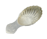 Sterling Silver Shell Bowl Tea Caddy Spoon Vintage 1977 London