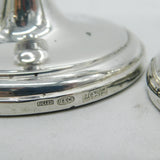 Pair of Sterling Silver Table Candlesticks Vintage 1982 Birmingham