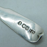 Aberdeen Scottish Provincial Sterling Silver Teaspoon Antique c1800 Georgian