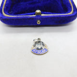 Sterling Silver Enamel Bowling Charm Pendant Vintage c1970