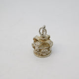 Sterling Silver Royal Crown Charm Pendant Vintage c1970