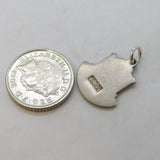 Sterling Silver Enamel Matlock Bath Charm Pendant Vintage c1970s