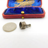 Sterling Silver Crown Charm Pendant Vintage c1970