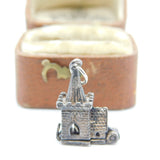 Sterling Silver Openable Church on a Wedding Day Charm Pendant Vintage c1970