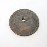 George III Copper 'Niblock & Hunter's of Somerset' Halfpenny Token Antique 1795