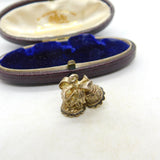 Sterling Silver Wedding Bells Charm Pendant Vintage c1970