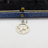 Sterling Silver Little Baby Calf Charm Pendant Vintage c1970