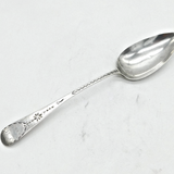 Exeter George III Sterling Silver Bright Cut Tablespoon Antique 1784 Provincial