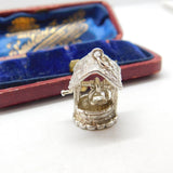 Sterling Silver Magic Wishing Well Charm Pendant Vintage c1970