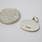 Sterling Silver Enamel 1913 Fiat Car Charm Pendant Vintage c1970