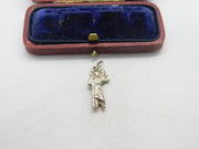 Sterling Silver St Christopher Charm Pendant Vintage c1970
