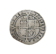 Queen Elizabeth I Hammered Sixpence Coin Antique 1573 Fair Condition