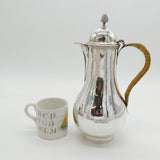 George III Sterling Silver Viscount Templeton Crest Hot Water Jug Antique London