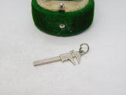 Sterling Silver Mechanics Wrench Charm Pendant Vintage c1970