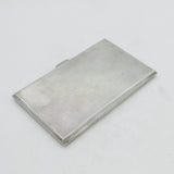 Dunhill London Sterling Silver Engine Turned Cigarette Case Antique 1921