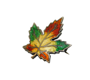 Canadian Sterling Silver & Enamel National Provinces Brooch Antique c1920s