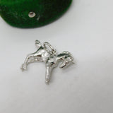 Sterling Silver Horse Charm Pendant Vintage c1970