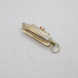 Sterling Silver Steam Liner Ship Charm Pendant Vintage 1967 Birmingham