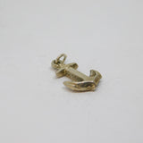 Sterling Silver Anchor Charm Pendant Vintage c1970