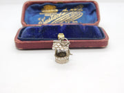 Sterling Silver Wishing Well Good Luck Charm Pendant Vintage c1970
