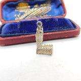 Sterling Silver Big Ben London Tourist Charm Pendant Vintage c1970