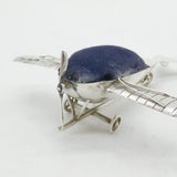 George V Sterling Silver Novelty Monoplane Pin Cushion Antique 1912 Birmingham